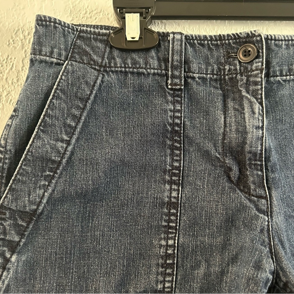 The Loft Trouser style Denim Shorts - Picture 3 of 5